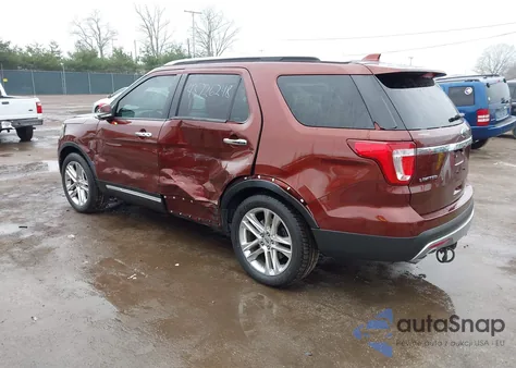 2016 Ford Explorer Limited из США, поврежденный, VIN 1FM5K8FH8GGC31463